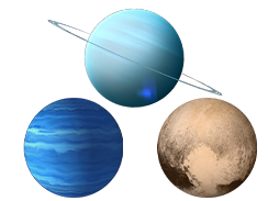 Urano, Netuno e Plutão Urano, Netuno e Plutão